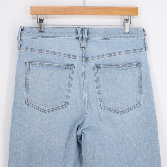 J.CREW Slim Wide-Leg Jean in Elia Wash Light Blue High-Rise Size 30 - Picture 5 of 10